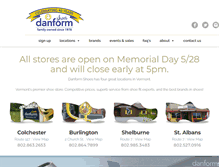 Tablet Screenshot of danformshoesvt.com